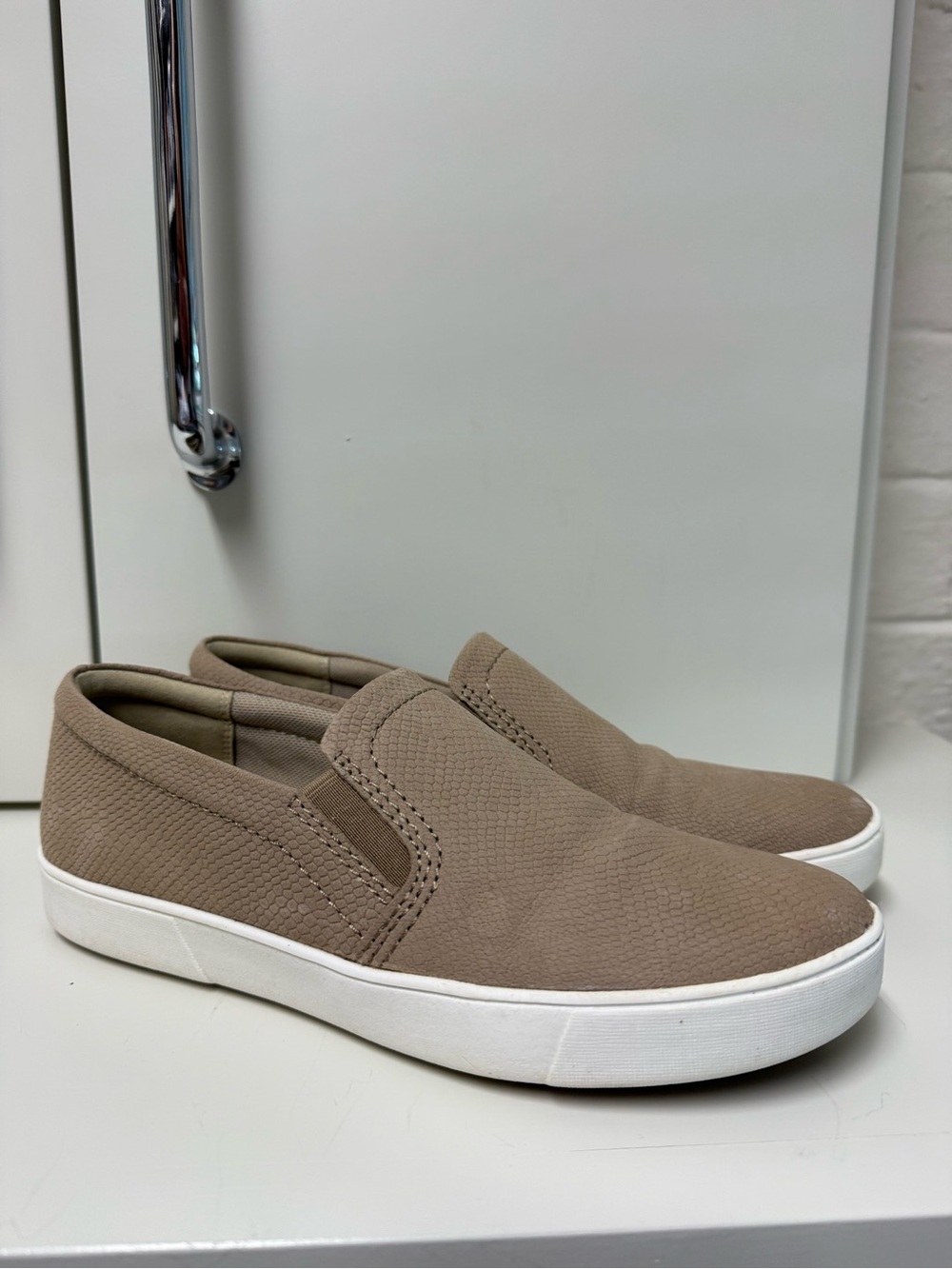 Naturalizer Taupe Slip-On Loafers for Women